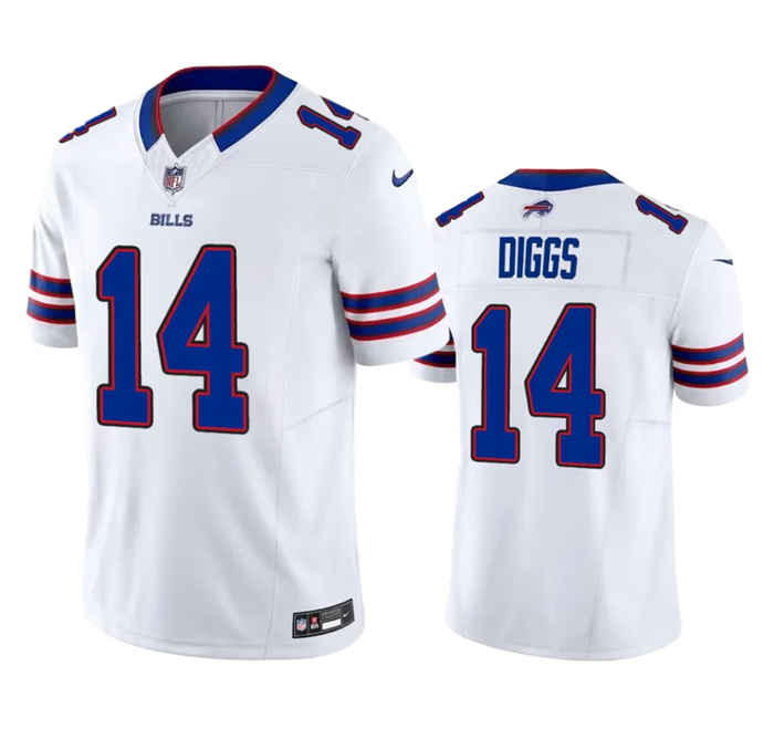 Buffalo Bills #14 Stefon Diggs White 2023 F.U.S.E. Vapor Untouchable Limited Stitched Jersey